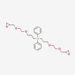 1,17-Bis(oxiran-2-YL)-9,9-diphenyl-2,5,13,16-tetraoxa-9-silaheptadecane