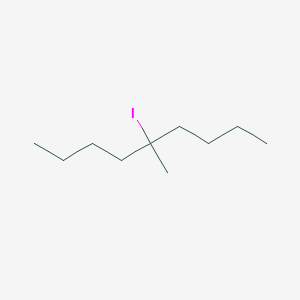 molecular formula C10H21I B15419639 5-Iodo-5-methylnonane CAS No. 115818-57-0