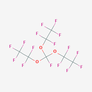 1,1,1,2,2-Pentafluoro-2-{fluoro[bis(pentafluoroethoxy)]methoxy}ethane