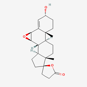 molecular formula C22H30O4 B15419675 3-alpha-Hydroxy-6-beta,7-beta-epoxy-canrenone CAS No. 114577-02-5