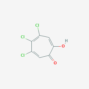 4,5,6-Trichloro-2-hydroxycyclohepta-2,4,6-trien-1-one