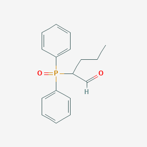 molecular formula C17H19O2P B15419707 2-(Diphenylphosphoryl)pentanal CAS No. 113713-91-0