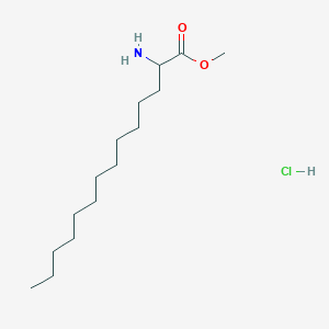 molecular formula C15H32ClNO2 B15419723 Methyl 2-aminotetradecanoate;hydrochloride CAS No. 128139-42-4