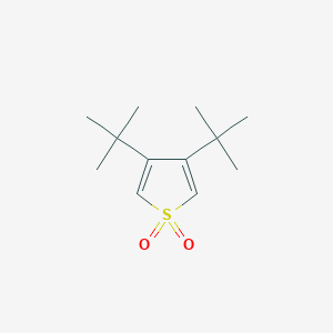 molecular formula C12H20O2S B15419729 Thiophene, 3,4-bis(1,1-dimethylethyl)-, 1,1-dioxide CAS No. 116375-45-2