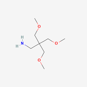 molecular formula C8H19NO3 B15419736 3-Methoxy-2,2-bis(methoxymethyl)propan-1-amine CAS No. 114261-07-3