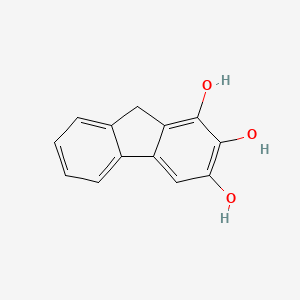 molecular formula C13H10O3 B15419747 9H-Fluorene-1,2,3-triol CAS No. 113923-16-3