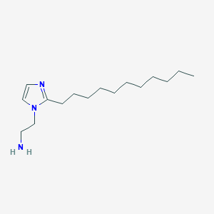 2-(2-Undecyl-1H-imidazol-1-yl)ethan-1-amine