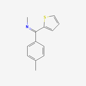 molecular formula C13H13NS B15419768 (Z)-N-Methyl-1-(4-methylphenyl)-1-(thiophen-2-yl)methanimine CAS No. 113372-50-2