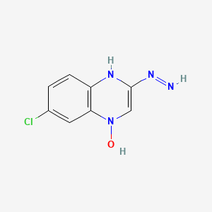 7-Chloro-3-diazenylquinoxalin-1(4H)-ol