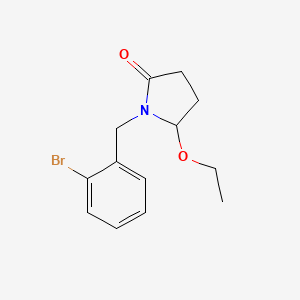 2-Pyrrolidinone, 1-[(2-bromophenyl)methyl]-5-ethoxy-