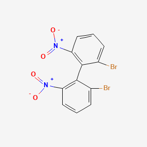 molecular formula C12H6Br2N2O4 B15419796 2,2'-Dibromo-6,6'-dinitro-1,1'-biphenyl CAS No. 118091-14-8