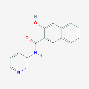 molecular formula C16H12N2O2 B15419819 3-hydroxy-N-pyridin-3-ylnaphthalene-2-carboxamide CAS No. 116209-09-7