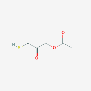 molecular formula C5H8O3S B15419847 2-Oxo-3-sulfanylpropyl acetate CAS No. 117735-07-6