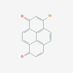 molecular formula C16H7BrO2 B15419862 3-Bromopyrene-1,8-dione CAS No. 114562-64-0