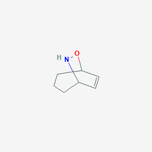 molecular formula C7H11NO B15419874 6-Oxa-7-azabicyclo[3.2.2]non-8-ene CAS No. 113340-06-0