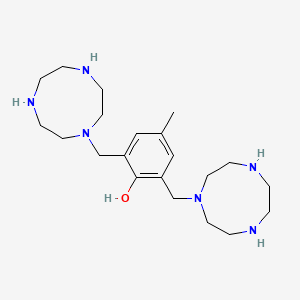 4-Methyl-2,6-bis[(1,4,7-triazonan-1-yl)methyl]phenol