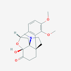 molecular formula C19H23NO5 B154199 间苯胺 CAS No. 1805-86-3