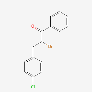 2-Bromo-3-(4-chlorophenyl)-1-phenylpropan-1-one