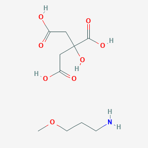 2-Hydroxypropane-1,2,3-tricarboxylic acid;3-methoxypropan-1-amine