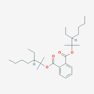 molecular formula C28H46O4 B15419944 Bis(3-ethyl-2-methylheptan-2-yl) benzene-1,2-dicarboxylate CAS No. 111983-11-0