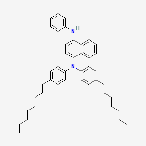 N~1~,N~1~-Bis(4-octylphenyl)-N~4~-phenylnaphthalene-1,4-diamine