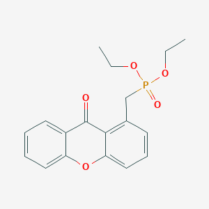 Diethyl [(9-oxo-9H-xanthen-1-YL)methyl]phosphonate