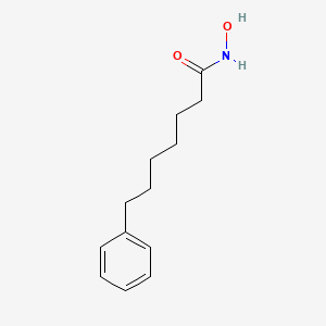 molecular formula C13H19NO2 B15420051 N-Hydroxy-7-phenylheptanamide CAS No. 114917-97-4