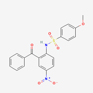 Benzenesulfonamide, N-(2-benzoyl-4-nitrophenyl)-4-methoxy-