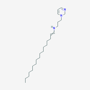 N-[3-(Pyrimidin-1(2H)-yl)propyl]heptadec-1-en-1-amine