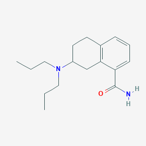 7-(Dipropylamino)-5,6,7,8-tetrahydronaphthalene-1-carboxamide