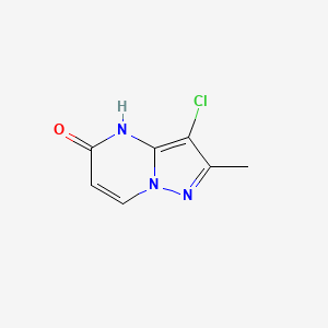 3-Chloro-2-methylpyrazolo[1,5-a]pyrimidin-5(1H)-one