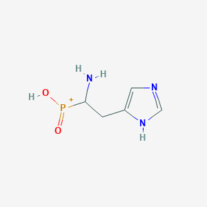 [1-Amino-2-(1H-imidazol-5-yl)ethyl](hydroxy)oxophosphanium