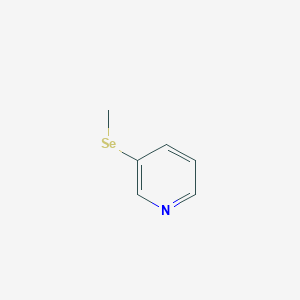 molecular formula C6H7NSe B15420166 3-(Methylselanyl)pyridine CAS No. 119345-50-5