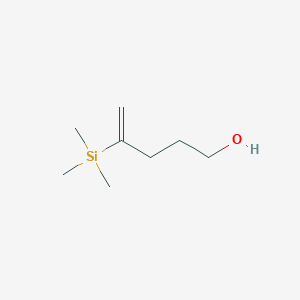 molecular formula C8H18OSi B15420176 4-(Trimethylsilyl)pent-4-en-1-ol CAS No. 112793-67-6