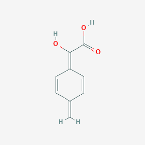 molecular formula C9H8O3 B15420231 Hydroxy(4-methylidenecyclohexa-2,5-dien-1-ylidene)acetic acid CAS No. 112088-60-5