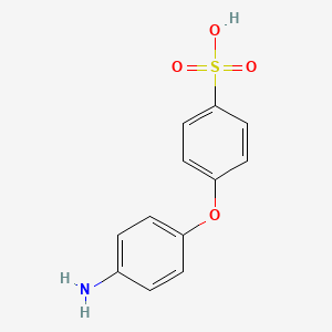 molecular formula C12H11NO4S B15420246 Benzenesulfonic acid, 4-(4-aminophenoxy)- CAS No. 116516-02-0