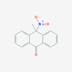 molecular formula C15H11NO3 B15420252 10-Methyl-10-nitroanthracen-9(10H)-one CAS No. 111895-26-2