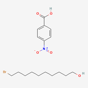 10-Bromodecan-1-ol;4-nitrobenzoic acid