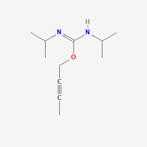 molecular formula C11H20N2O B15420348 But-2-yn-1-yl N,N'-dipropan-2-ylcarbamimidate CAS No. 113984-38-6