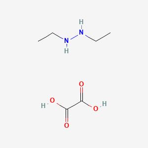 molecular formula C6H14N2O4 B15420350 1,2-Diethylhydrazine oxalate CAS No. 115400-14-1