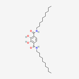 N~1~,N~4~-Didecyl-2,3-dihydroxybenzene-1,4-dicarboxamide