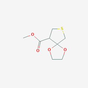 Methyl 1,4-dioxa-7-thiaspiro[4.4]nonane-9-carboxylate