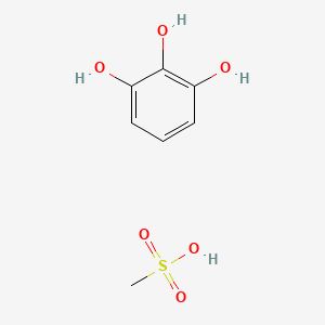 Benzene-1,2,3-triol;methanesulfonic acid