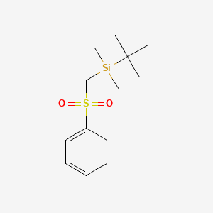 [(Benzenesulfonyl)methyl](tert-butyl)dimethylsilane