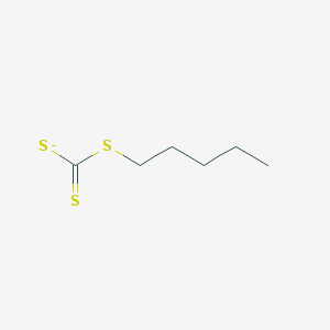 molecular formula C6H11S3- B15420509 Pentyl carbonotrithioate CAS No. 113099-70-0