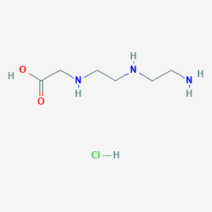 2-[2-(2-Aminoethylamino)ethylamino]acetic acid;hydrochloride