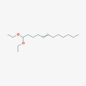 molecular formula C16H32O2 B15420540 1,1-Diethoxydodec-5-ene CAS No. 116206-35-0