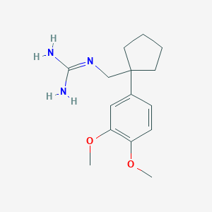 2-[[1-(3,4-Dimethoxyphenyl)cyclopentyl]methyl]guanidine