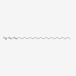 molecular formula C24H46O B15420560 Tetracosa-1,3-dien-1-ol CAS No. 123059-76-7