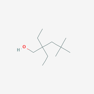 molecular formula C11H24O B15420569 2,2-Diethyl-4,4-dimethylpentan-1-ol CAS No. 114644-10-9